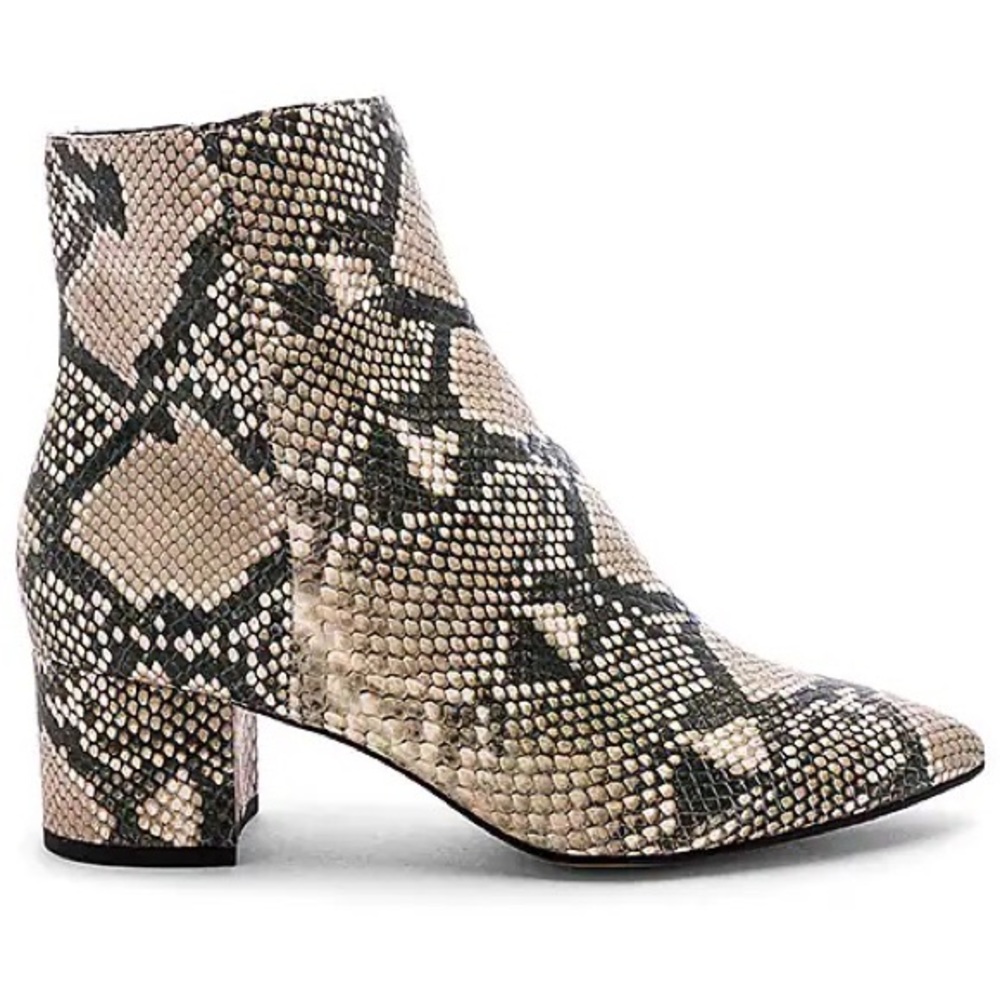 NIB Dolce Vita Bel Snake Booties Ankle Boots size 9.5